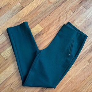 Chico's | Juliet Ponte Trim Detail Pants Green